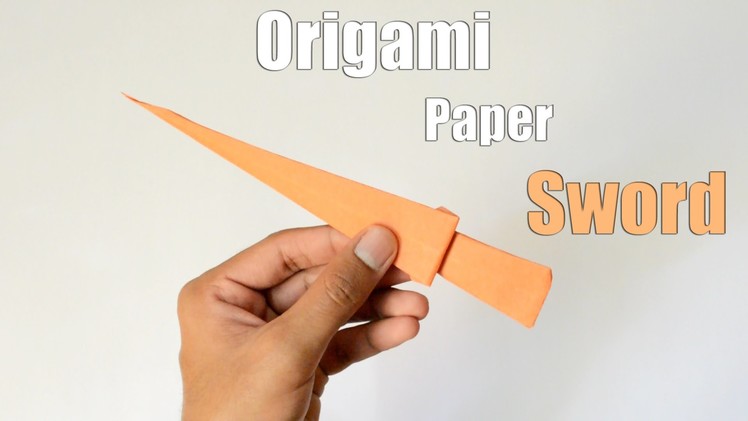 How to make a Paper Sword | Origami Paper Sword | Easy Tutorial