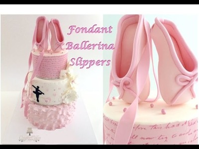 How to make Fondant Ballerina Slippers from Creative Cakes by Sharon