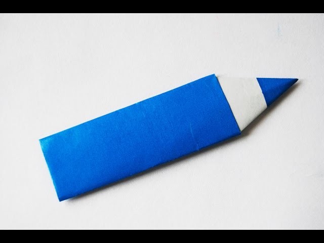 How to make Paper tip pencil, Origami tip pencil?