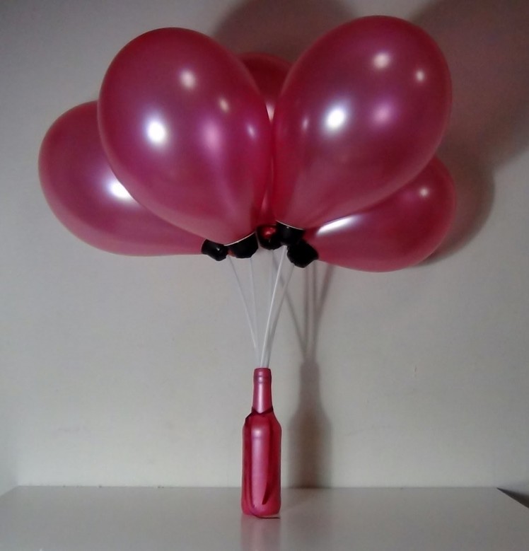 How to make stand up balloons with recycled Dolce Gusto Capsules  Cómo hacer globos verticales co