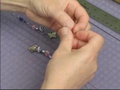 How to Make Unique Bookmarks : Adding Beads to a Beaded Bookmark