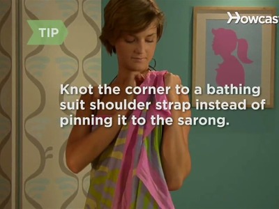 How to Tie a Sarong into a One Strap Dress