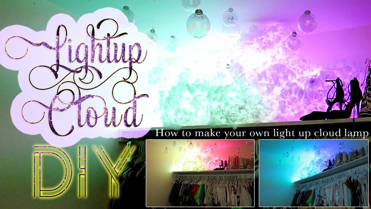 Light up cloud DIY