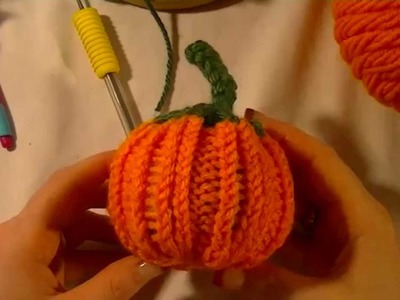 Loom Knit Pumpkin Beginning to End