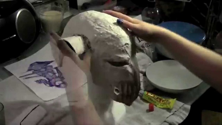 Making of Hollow Ichigo Mask