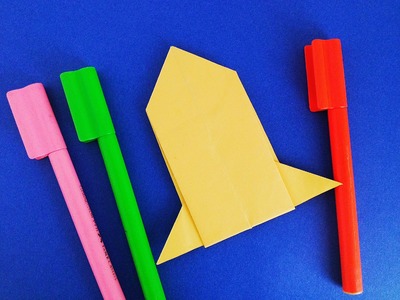 Origami Paper - "Rocket Envelope. Secret Letter" - A4 sheet !!