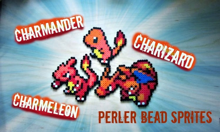 Perler Bead Pokémon: Charmander, Charmeleon, Charizard (#4-6)