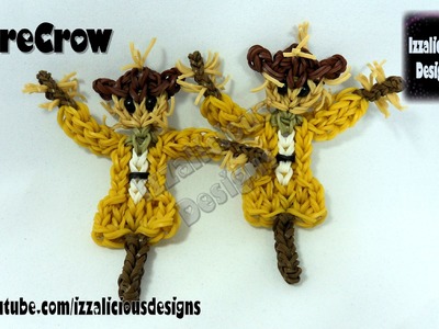 Rainbow Loom (Thanksgiving.Harvest) ScareCrow Action Figure.Doll.Charm -