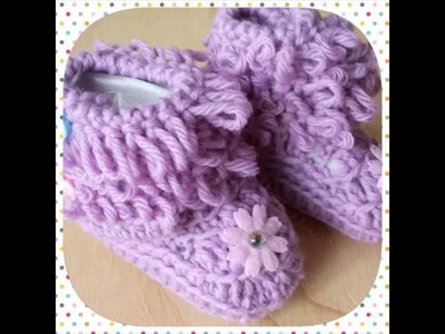 Scarpette a uncinetto,  baby shoes crochet