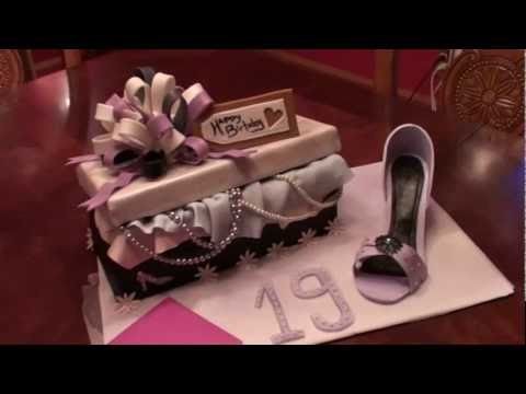 Shoe Box Cake and High Heel - 1st video
