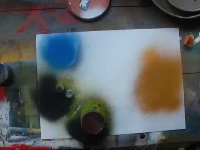 Spray paint art tutorial spacepainting