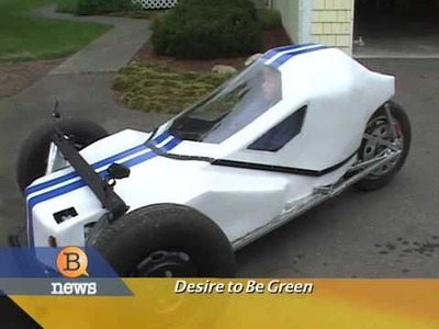 Teenager Builds Electric Car - $.02 a mile to operate!