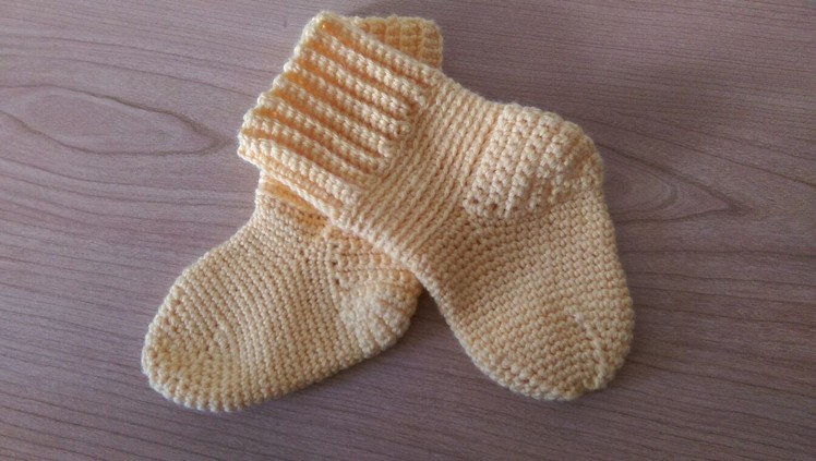 TUTORIAL: Calzino all'uncinetto (Parte 2) How to crochet a sock
