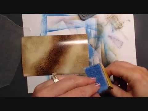 Wax paper and glossy what?! Technique TUTORIAL!