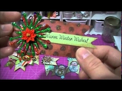 Altered Paper Clips, Christmas Cards, and Gift Card Holders