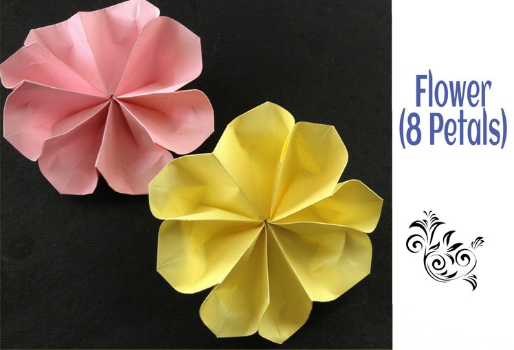 Beautiful Origami - Paper "Flower with Eight petals"