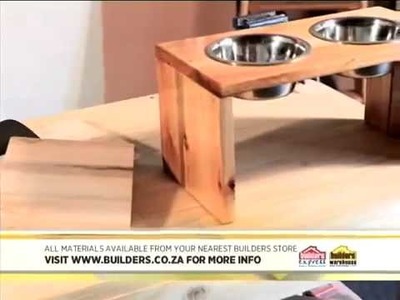 BUILDERS    Dog Bowl Stand DIY (21 May 2014)