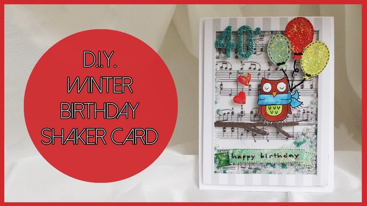 D.I.Y. Birthday shaker card - Shaker card di compleanno fai da te