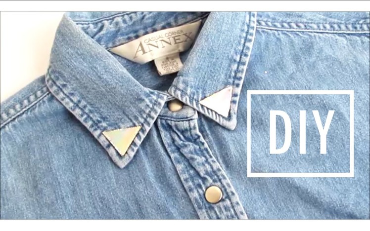 DIY | CD Collar Embellishment