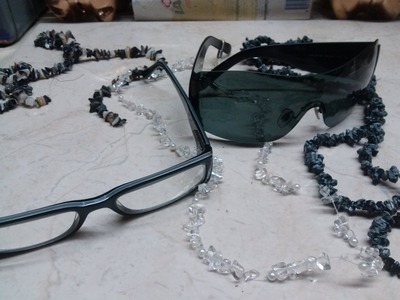 DIY Collar para lentes.gafas- Necklace sunglasses