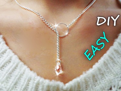 DIY: Delicate necklace - Quick and easy