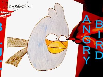 DIY How to draw Angry Birds Easy BLUE BIRD | draw easy stuff.things but cool on paper | SPEED ART