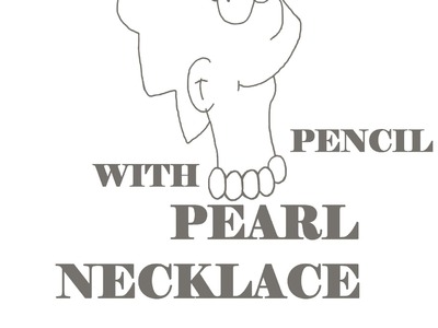 DIY How to draw easy stuff but cool on paper with pencil: draw a PEARL NECKLACE Step by Step EASY