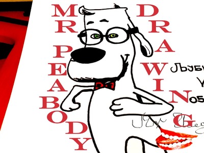 DIY How to draw easy stuff but cool on paper: draw Mr Peabody Easy SPEEDY,Mr Peabody and Sherman