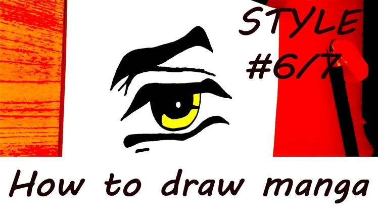 DIY How to draw easy stuff.things but cool on paper: draw MANGA Eyes with pencil EASY | SPEEDY #6.7