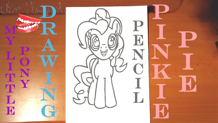 DIY How to draw PINKIE PIE from MY LITTLE PONY Easy, draw easy stuff but cool, PENCIL | SPEED ART