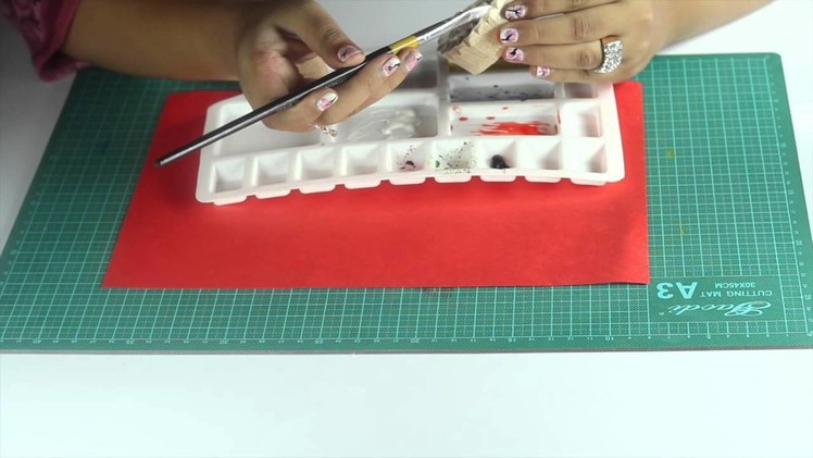 DIY Wrapping Paper-Block Stamping