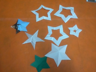 HOW TO CUT PAPER STARS - DIY