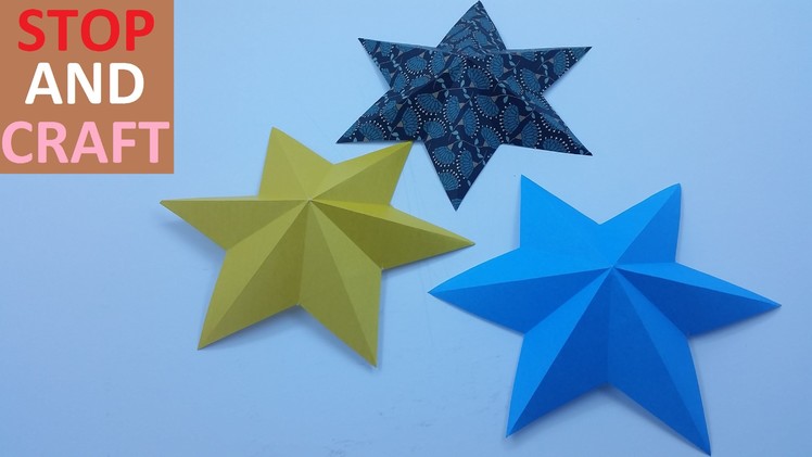 How to make a 3D Star from Paper