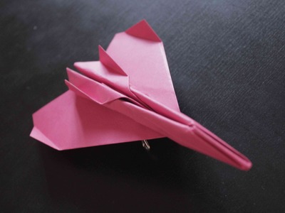 How to make a cool paper plane origami: instruction| Jet Fighter