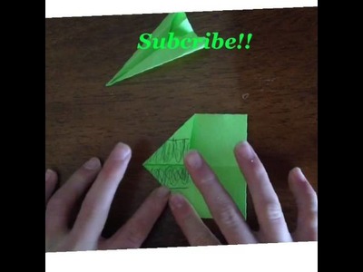 How to make a paper airplane out of a sticky note