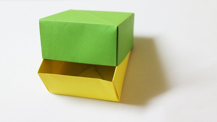 How to make a paper box with a lid