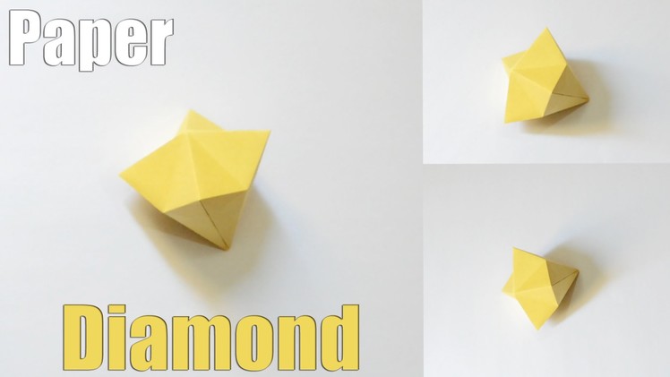 How to make a Paper Diamond | Easy