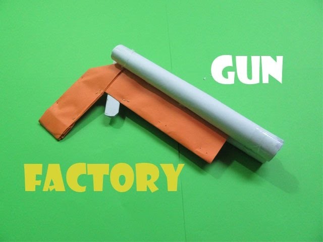 How to Make a Paper Gun  that shoots Rubber Bands - Easy Tutorials