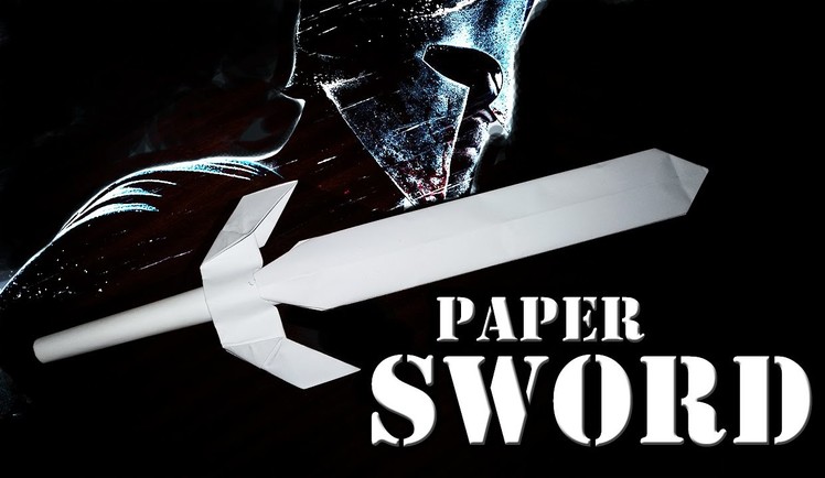 How to make a paper ninja sword - paper weapons