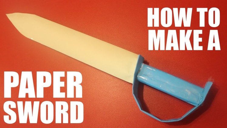 How to make a paper sword