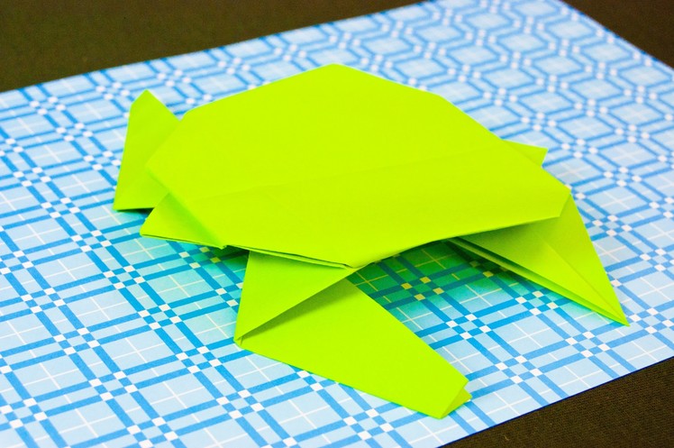 How to make a paper turtle origami