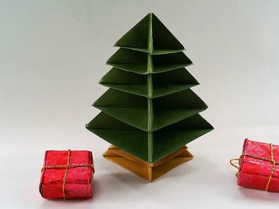 Modular Origami - Paper "Christmas Tree" - Very easy to make !!