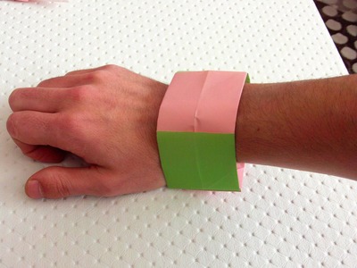 Origami Cool Bracelet - Paper Bracelet (easy) HD