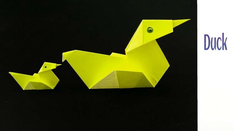 Origami Paper 'Duck' - Simple and Easy!!