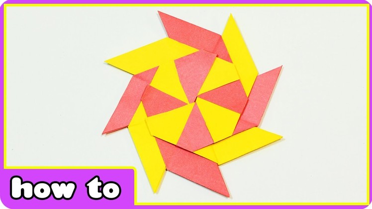 Paper Crafts | Transforming Ninja Star | DIY Crafts Ideas for Kids with Paper by HooplaKidz How To