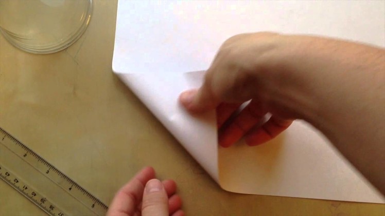 Paper folding- How to score paper