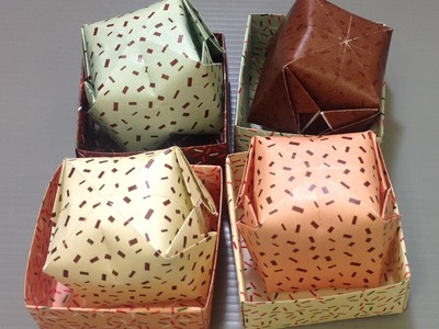 Print Your Own Ice Cream Origami Paper