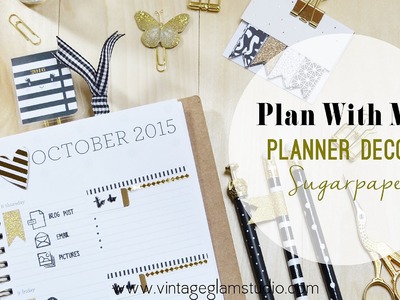 Sugar Paper Planner -  Decor Review - Weekly