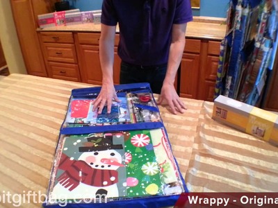 Wrapping Paper Storage Organizer with Wrappy Original