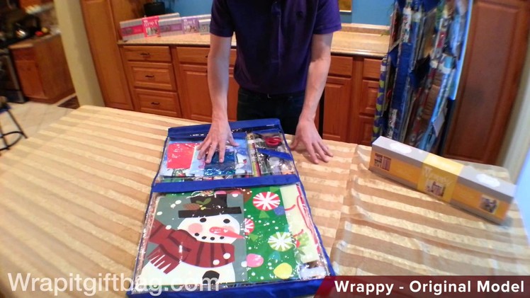 Wrapping Paper Storage Organizer with Wrappy Original